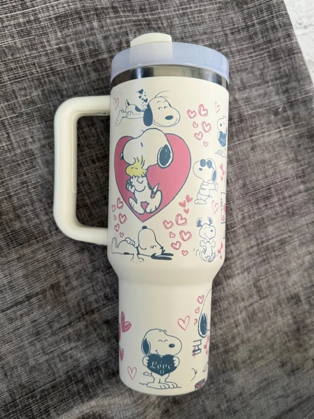 Snoopy Cute Stanley 40oz Tumbler Cup - Picture 2 of 6
